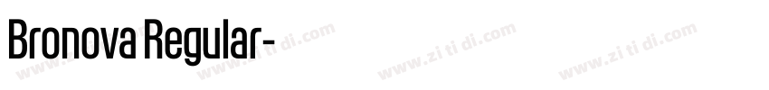 Bronova Regular字体转换 Bronova Regular字体转换